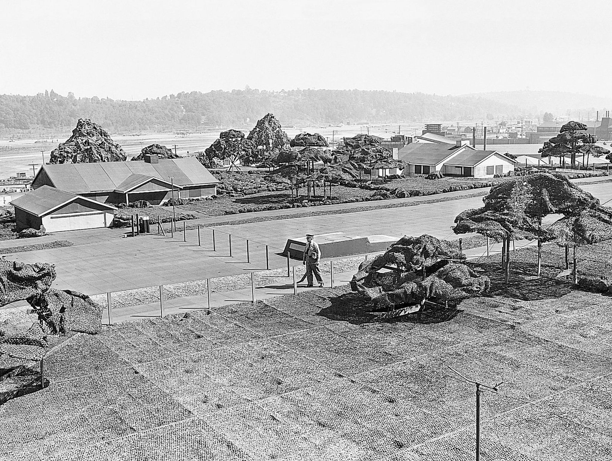 Boeing made an entire fake neighborhood to hide its bombers from potential  WWII airstrikes | The Seattle Times