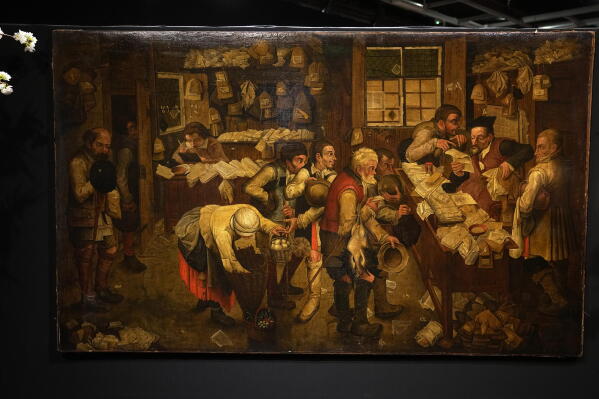 Brueghel work found in dim French TV room sells for $845,000 | AP News