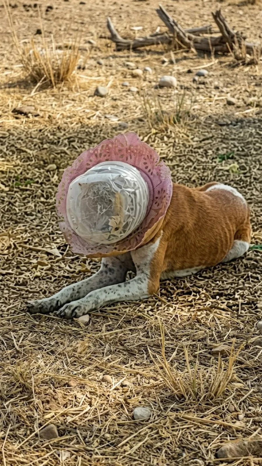 A Stray Dog Wandered for 10 Days With Her Head Sealed in Plastic — Then a Rescue Team Drove Through the Night