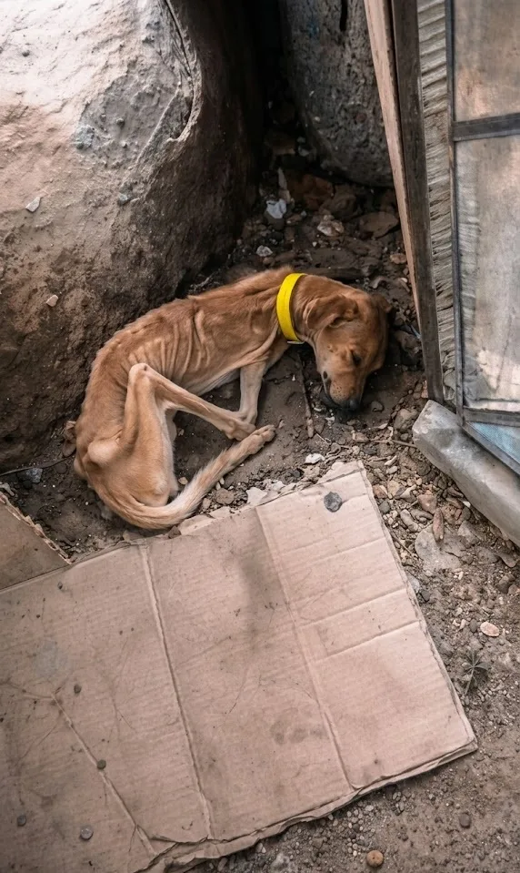Alan Was Chained Outside and Barely Standing at 6.5 Kilograms — Then Rescuers Stepped In