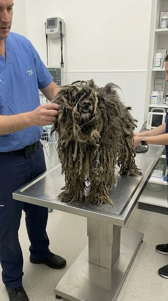 Only His Eyes Showed Beneath the Mats — Then Rescuers Reached Murphy's Hallway Crate