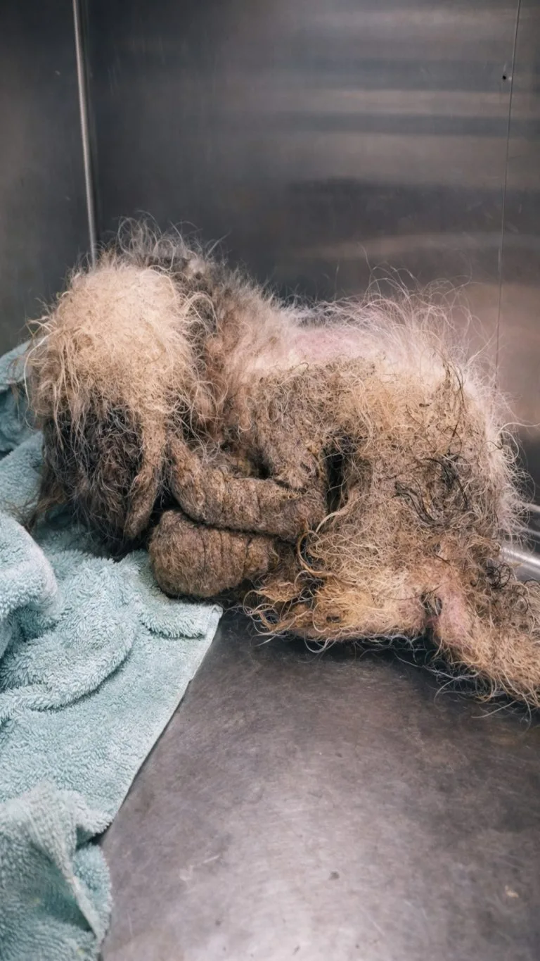 Parker the Shih Tzu Was Left Near a Dumpster After Years of Neglect — Then Shelter Workers Found Her