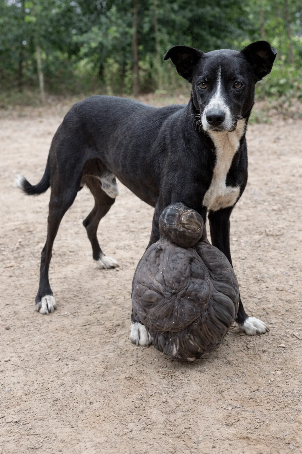 Shadow Dragged A Tumor Of More Than 11 Pounds Down A Quiet Street — Then Surgeons Found A Way To Save His Leg