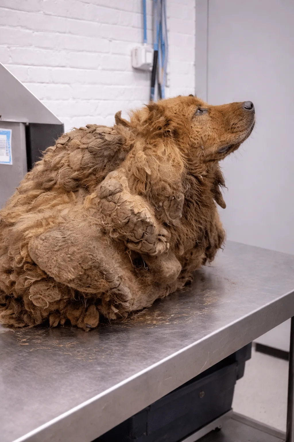 Sprout Was Buried Under Filthy, Tangled Fur — Then Rescuers Lifted 32 Pounds Away